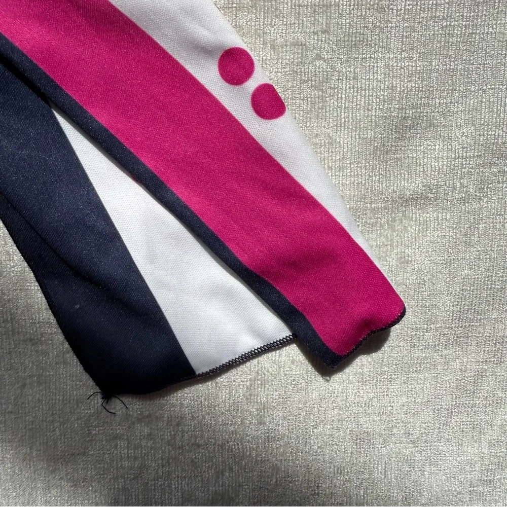 Pink and Black ITINERISUNITE Logo Scarf Bandana Wrap Accessory